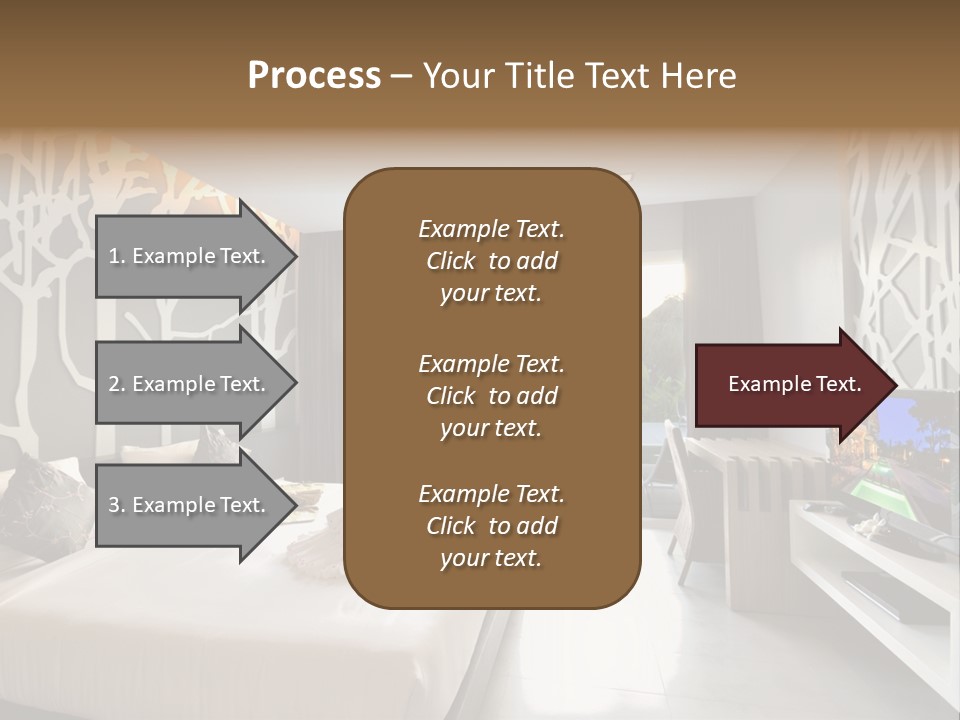 Luxury Furniture Bedroom PowerPoint Template