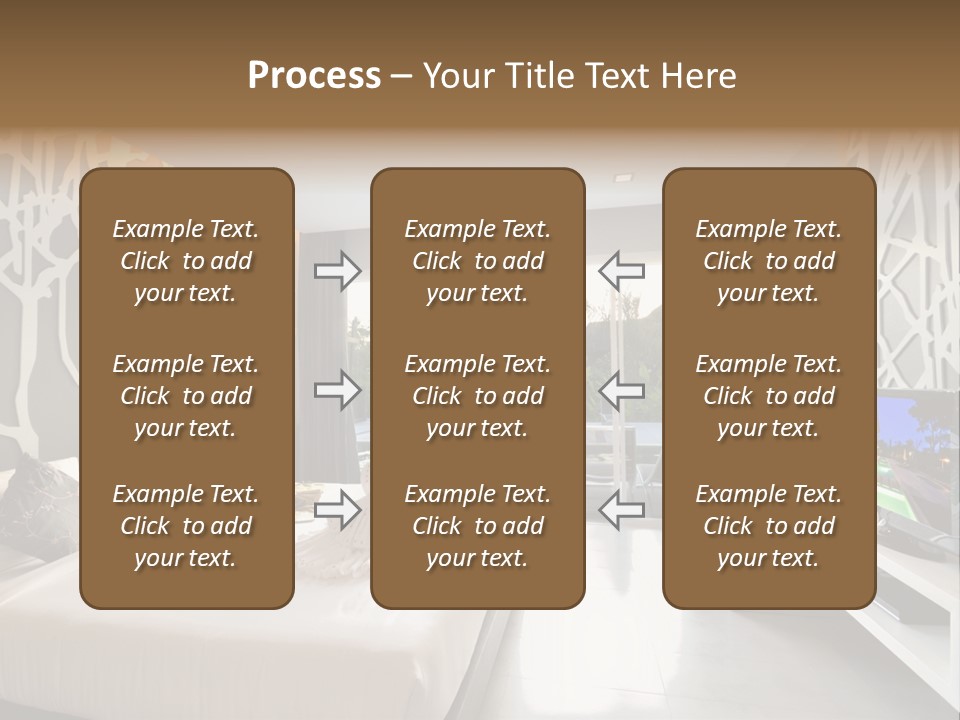 Luxury Furniture Bedroom PowerPoint Template