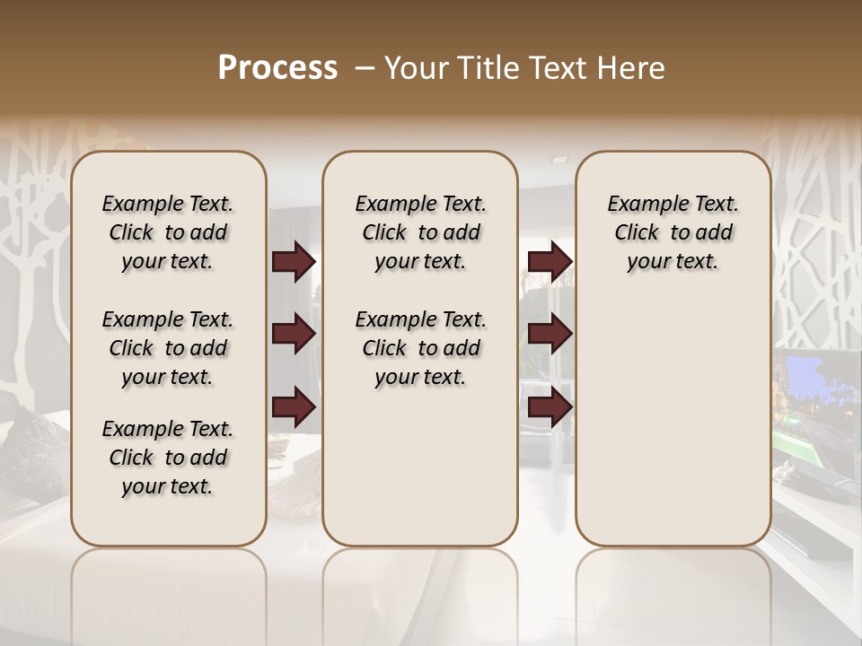 Luxury Furniture Bedroom PowerPoint Template