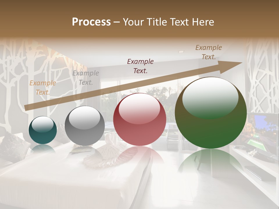 Luxury Furniture Bedroom PowerPoint Template