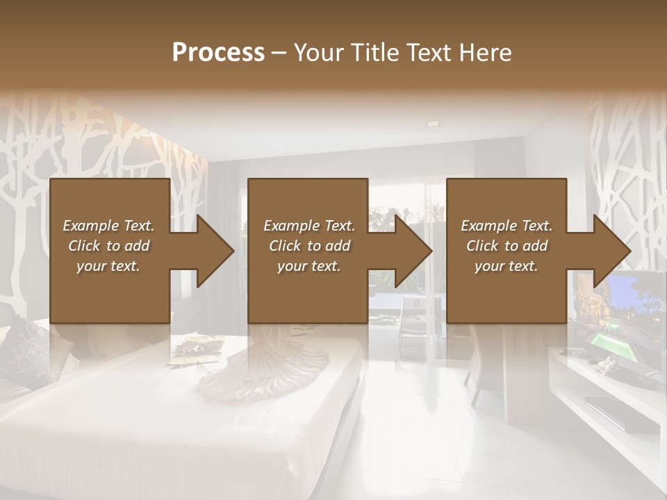Luxury Furniture Bedroom PowerPoint Template
