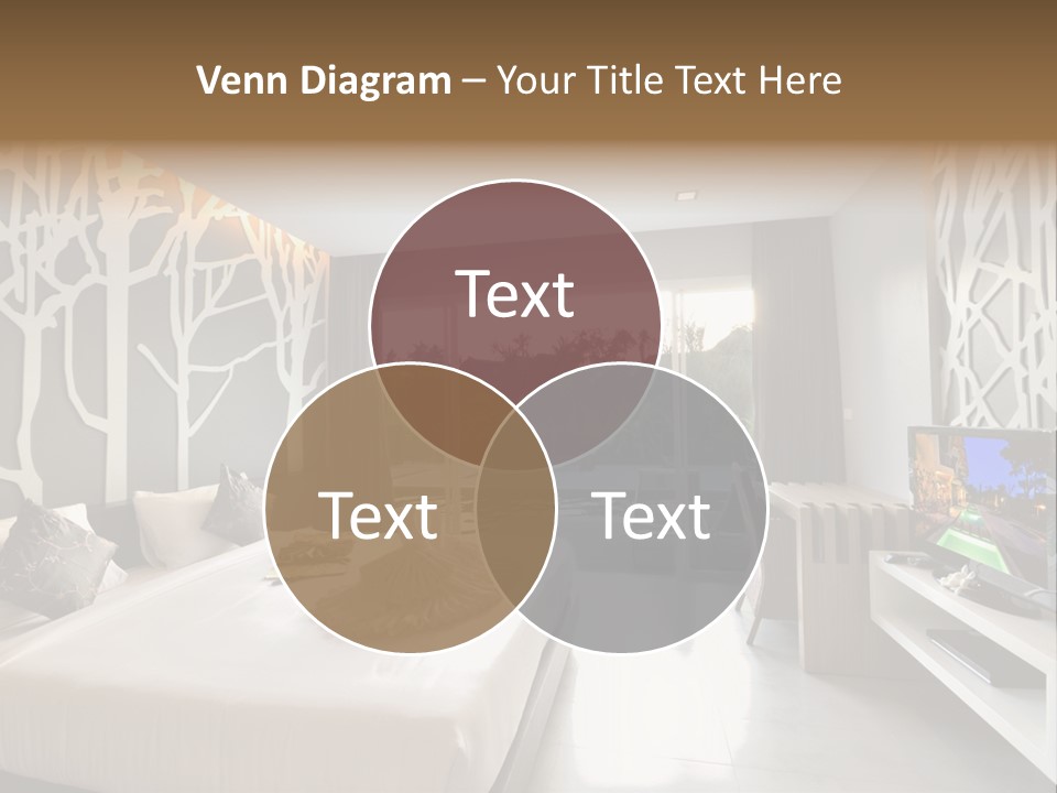 Luxury Furniture Bedroom PowerPoint Template