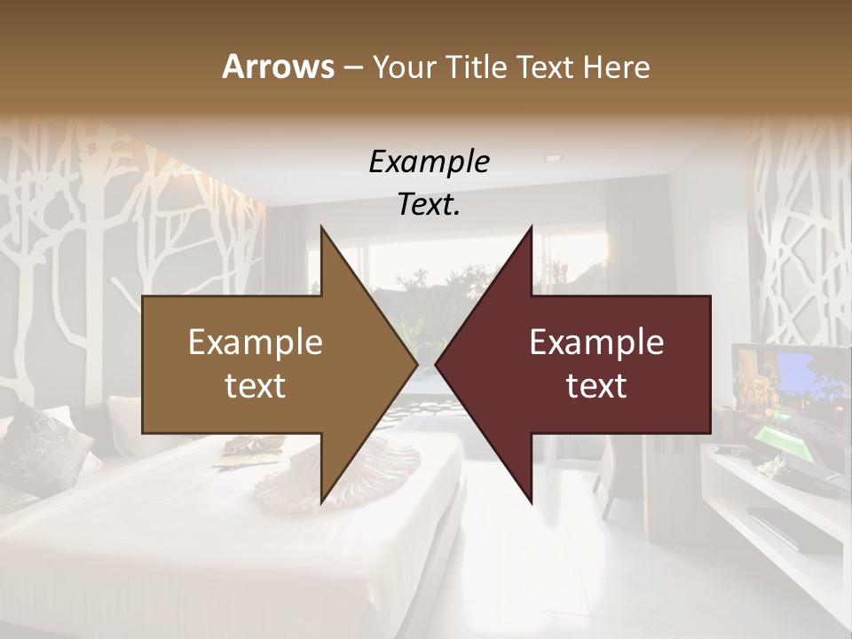 Luxury Furniture Bedroom PowerPoint Template