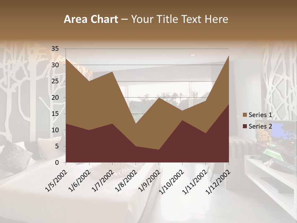 Luxury Furniture Bedroom PowerPoint Template