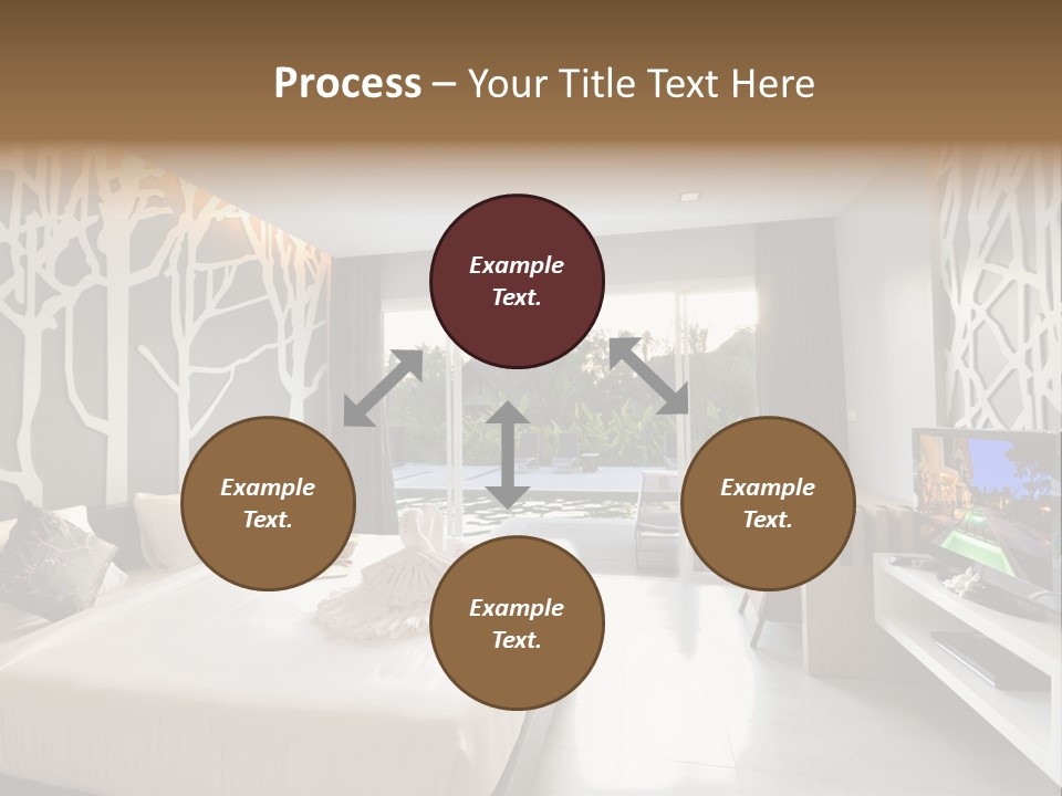 Luxury Furniture Bedroom PowerPoint Template