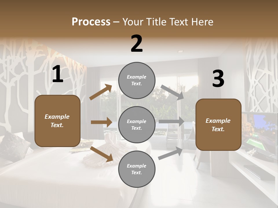 Luxury Furniture Bedroom PowerPoint Template