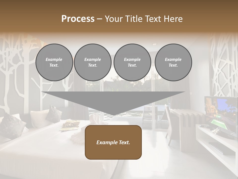 Luxury Furniture Bedroom PowerPoint Template