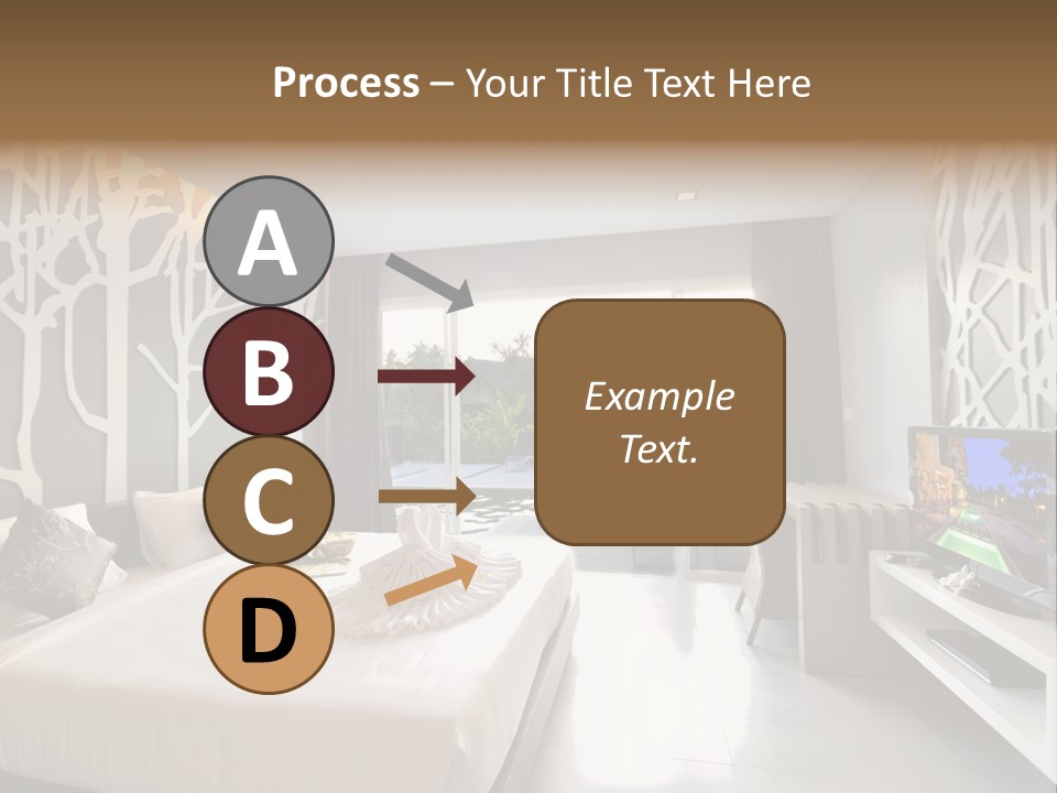 Luxury Furniture Bedroom PowerPoint Template