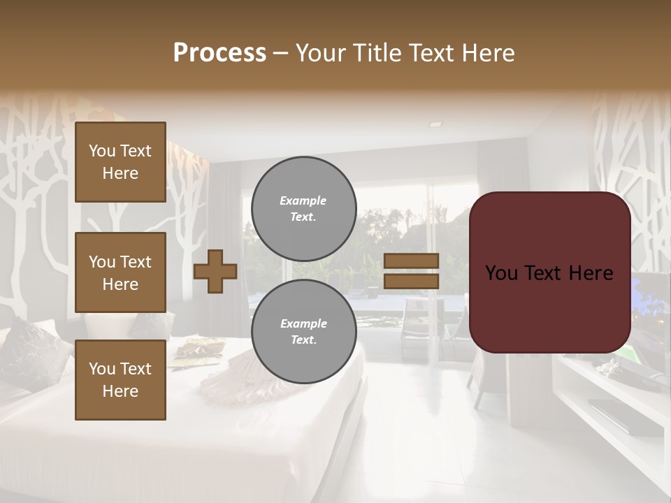 Luxury Furniture Bedroom PowerPoint Template