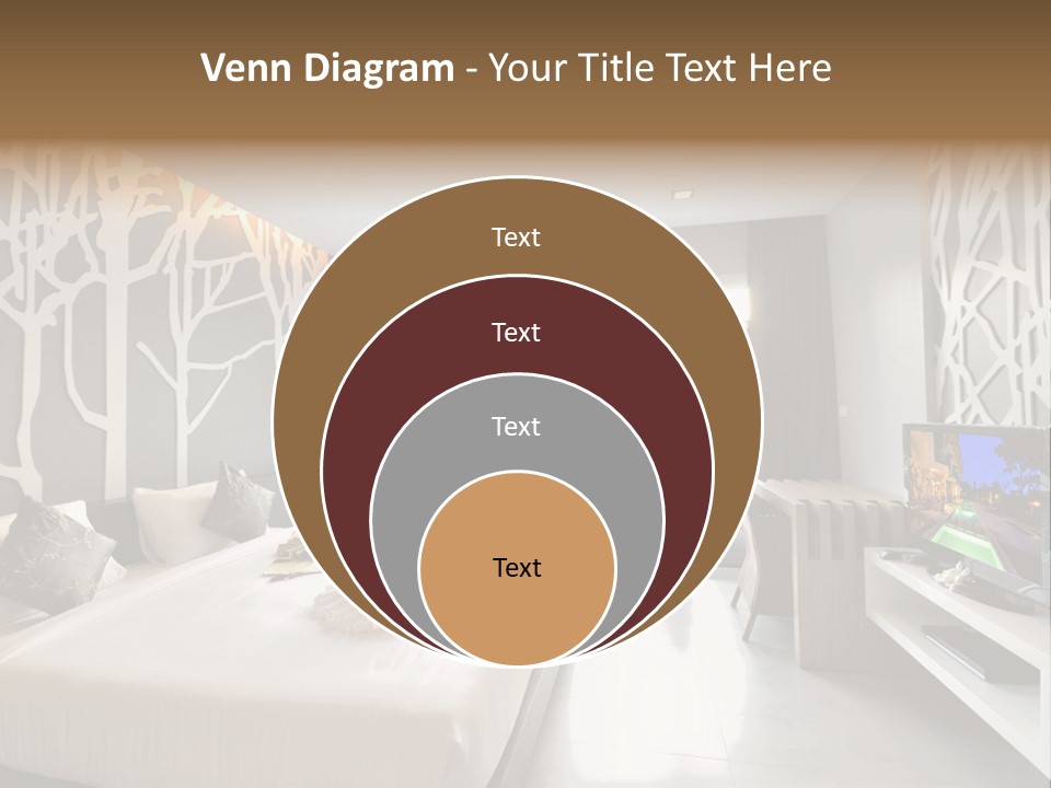 Luxury Furniture Bedroom PowerPoint Template