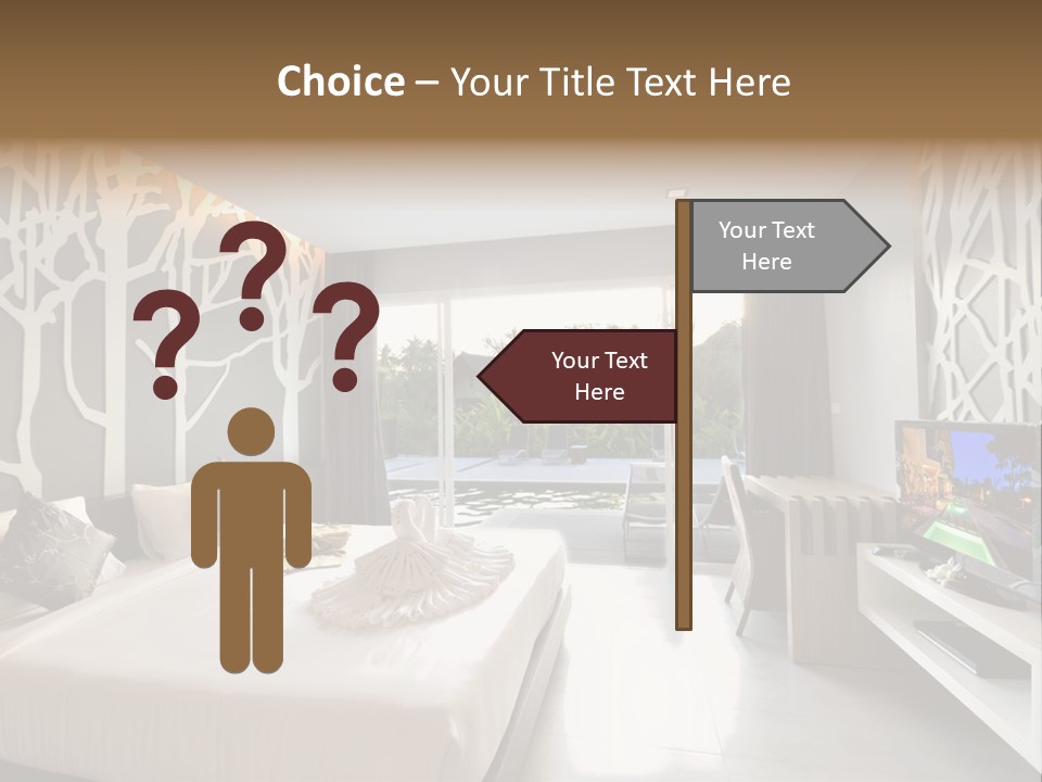 Luxury Furniture Bedroom PowerPoint Template