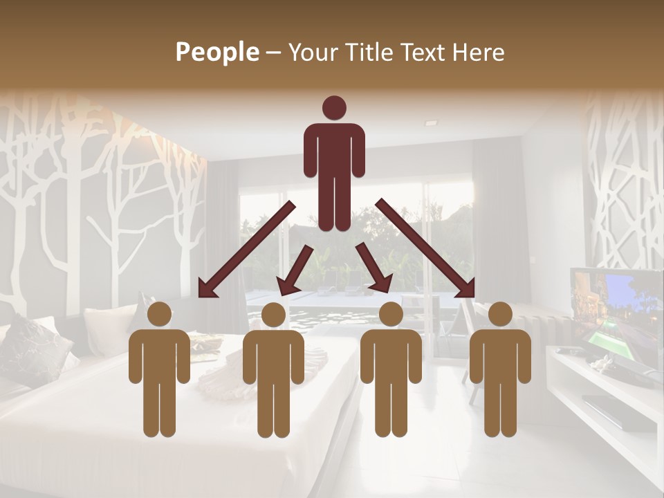 Luxury Furniture Bedroom PowerPoint Template