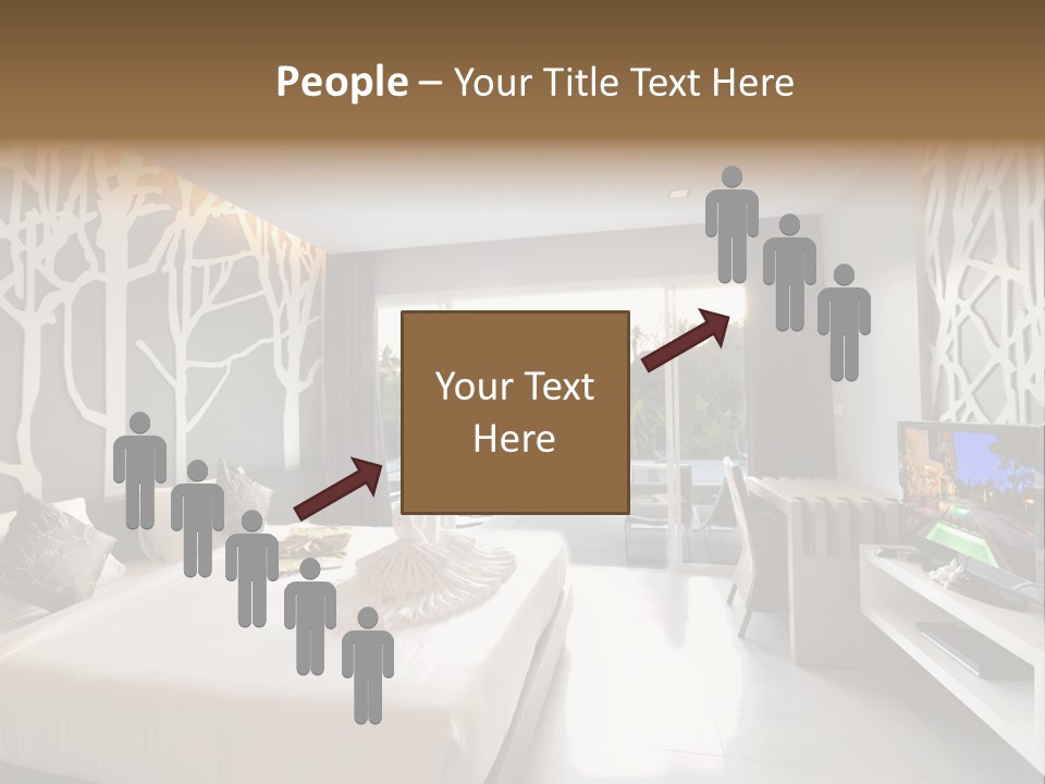 Luxury Furniture Bedroom PowerPoint Template