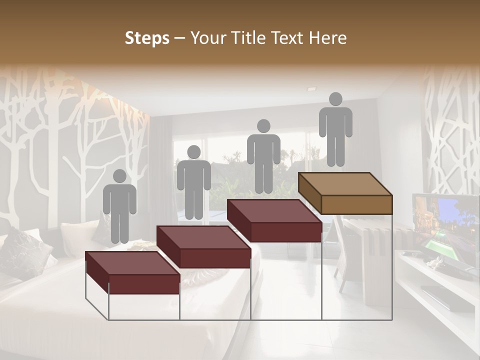 Luxury Furniture Bedroom PowerPoint Template