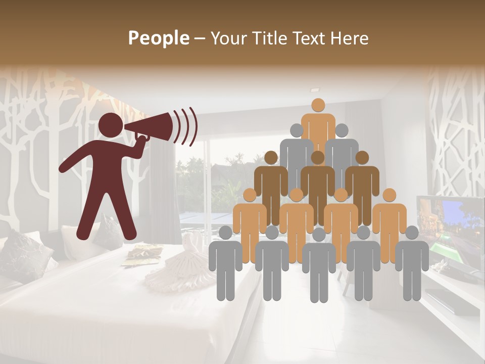 Luxury Furniture Bedroom PowerPoint Template