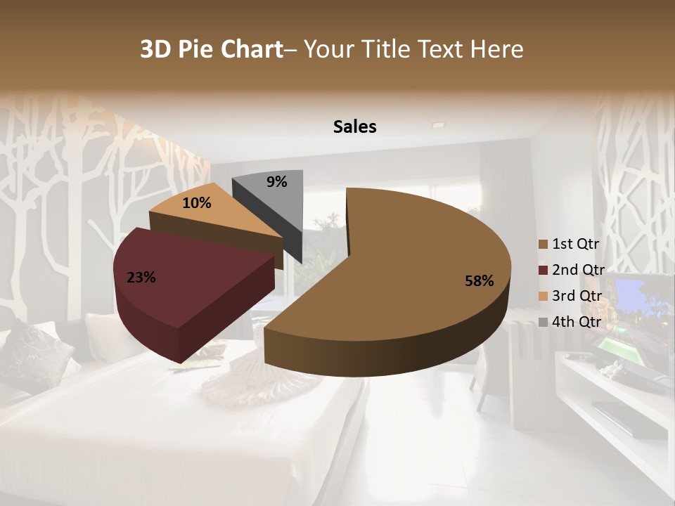 Luxury Furniture Bedroom PowerPoint Template