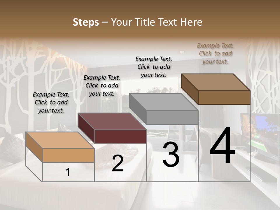 Luxury Furniture Bedroom PowerPoint Template