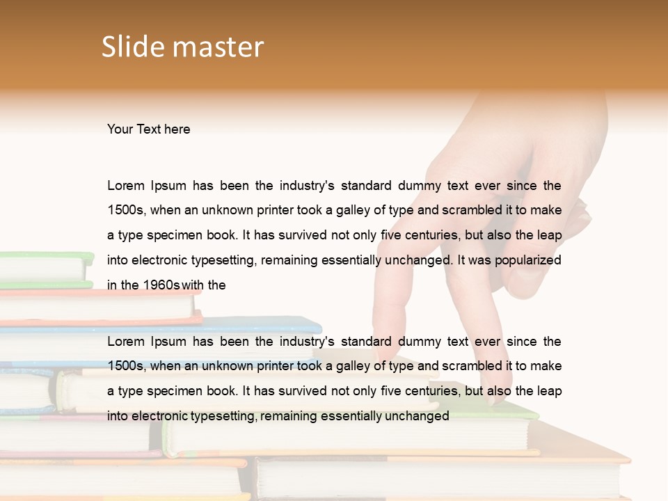Stairs Information Learn PowerPoint Template