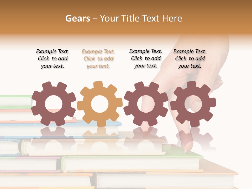 Stairs Information Learn PowerPoint Template