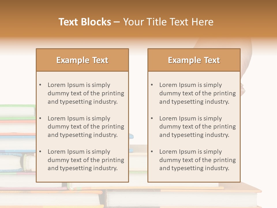 Stairs Information Learn PowerPoint Template