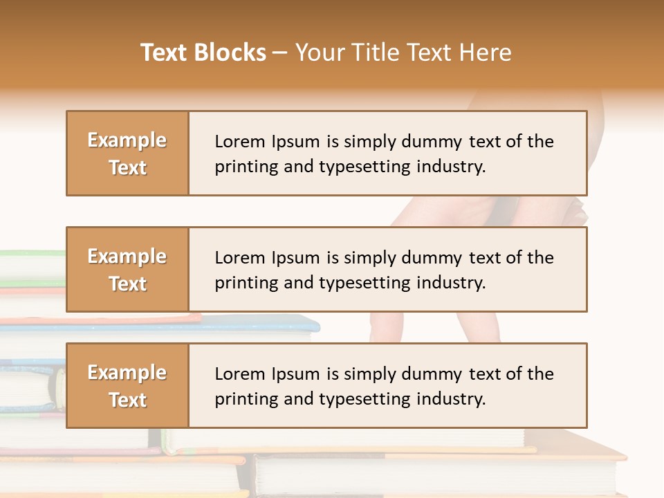 Stairs Information Learn PowerPoint Template