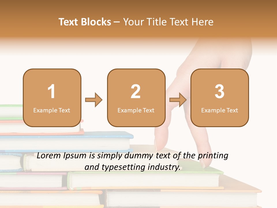 Stairs Information Learn PowerPoint Template