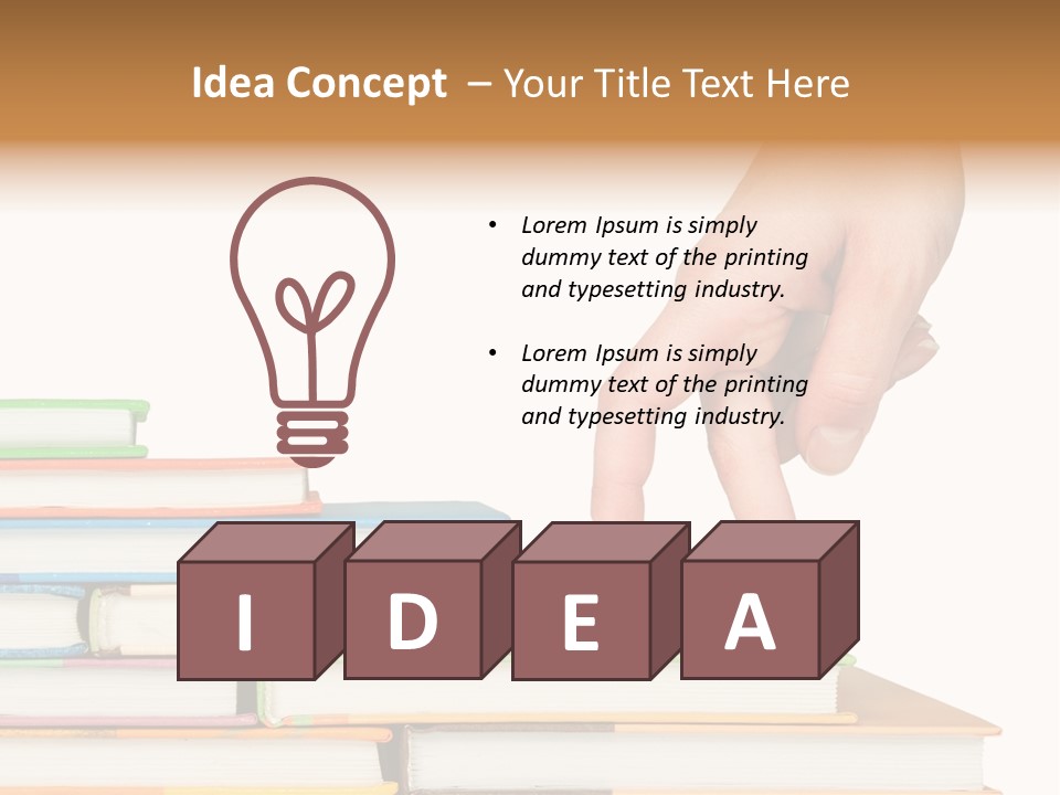 Stairs Information Learn PowerPoint Template