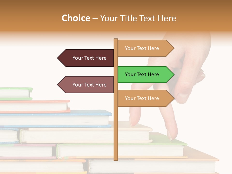 Stairs Information Learn PowerPoint Template