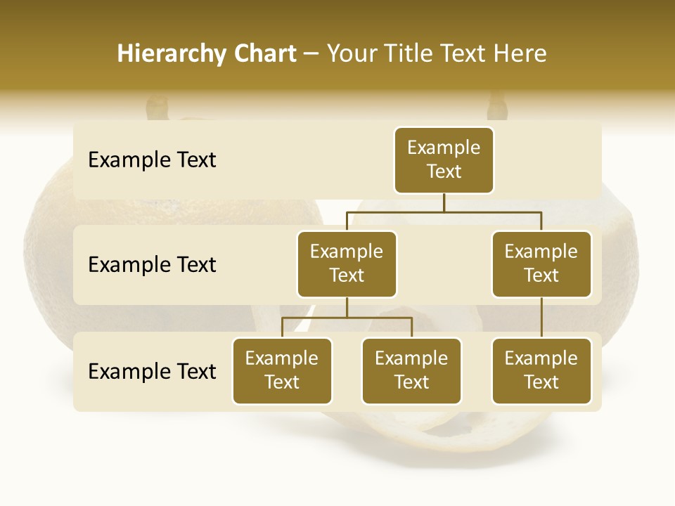 Peeled Food Citrus Bergamia PowerPoint Template