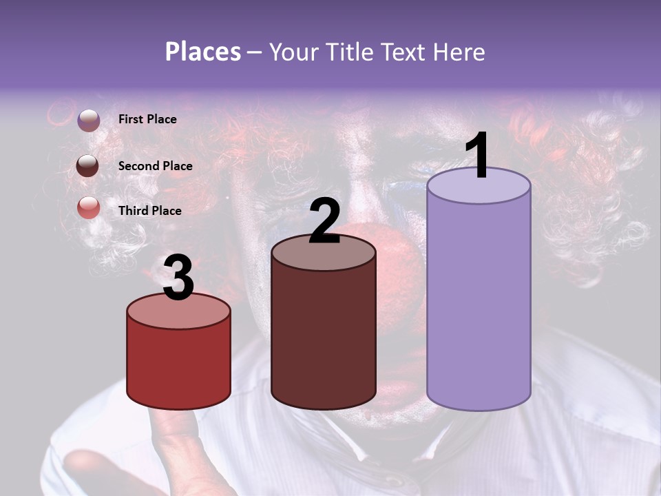 Upset Goofy Red Nose PowerPoint Template