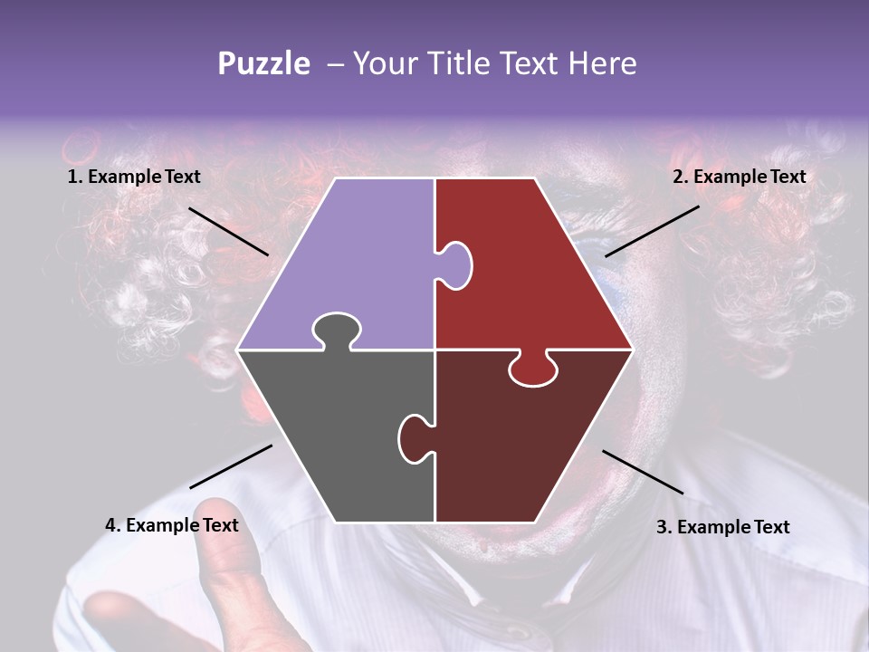 Upset Goofy Red Nose PowerPoint Template