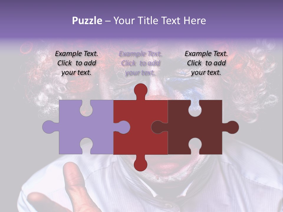 Upset Goofy Red Nose PowerPoint Template