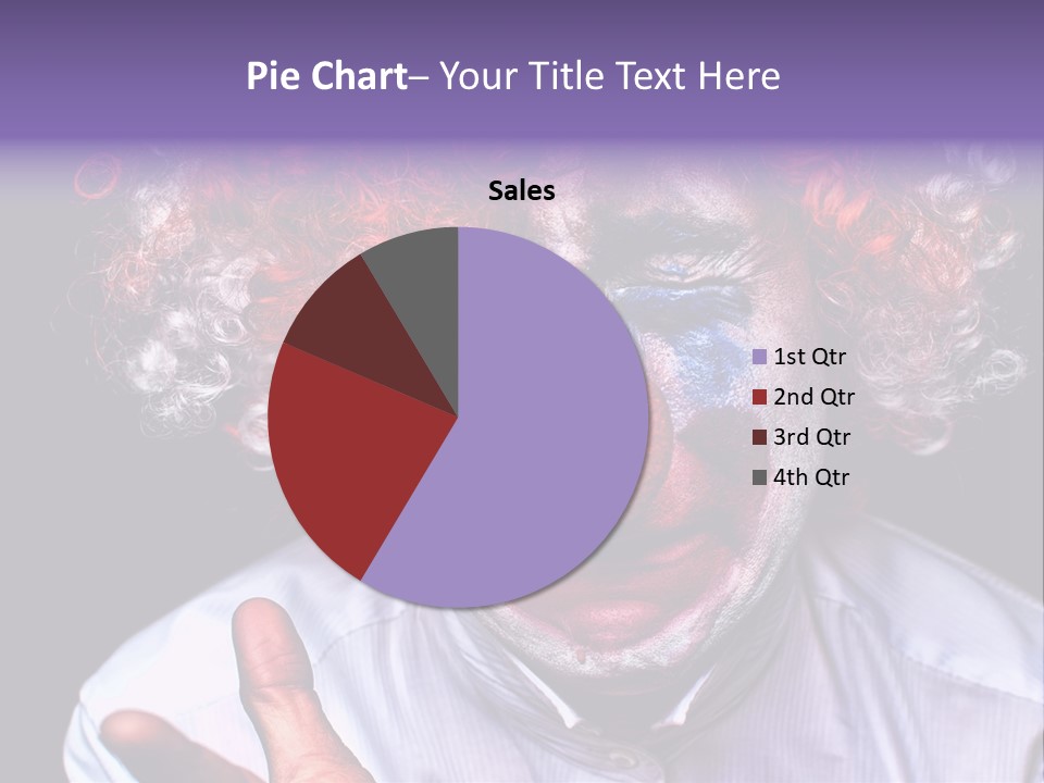 Upset Goofy Red Nose PowerPoint Template
