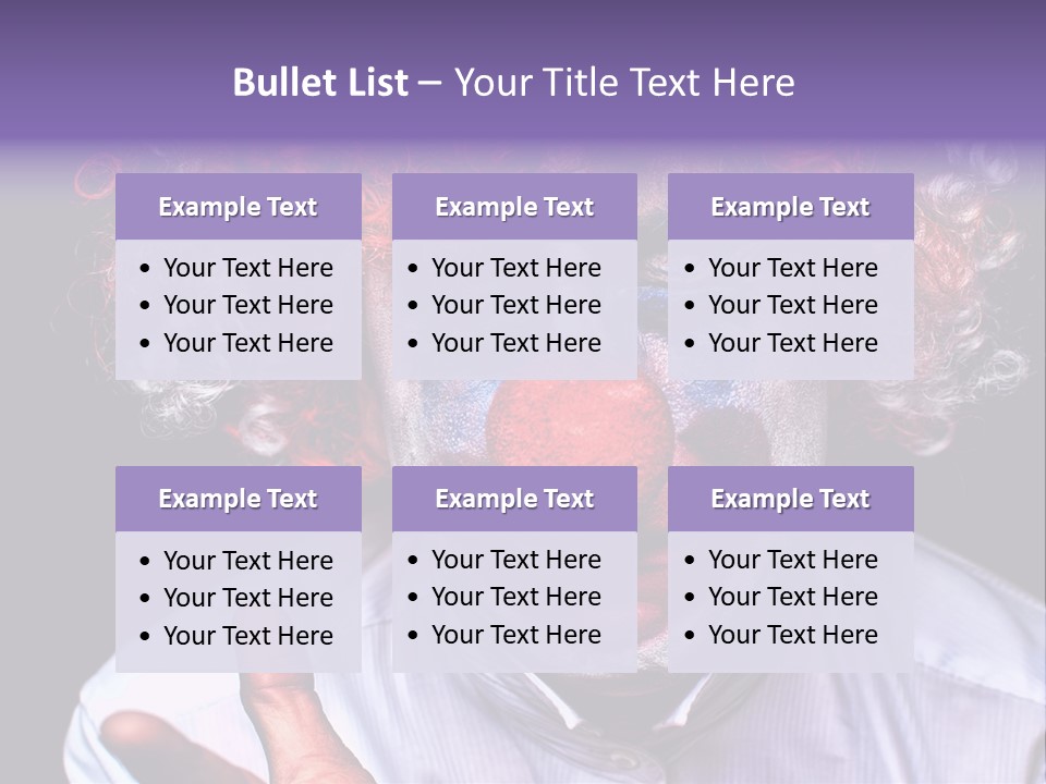 Upset Goofy Red Nose PowerPoint Template