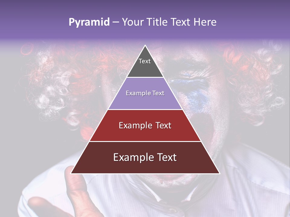 Upset Goofy Red Nose PowerPoint Template