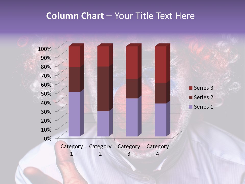 Upset Goofy Red Nose PowerPoint Template