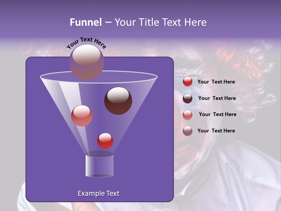 Upset Goofy Red Nose PowerPoint Template