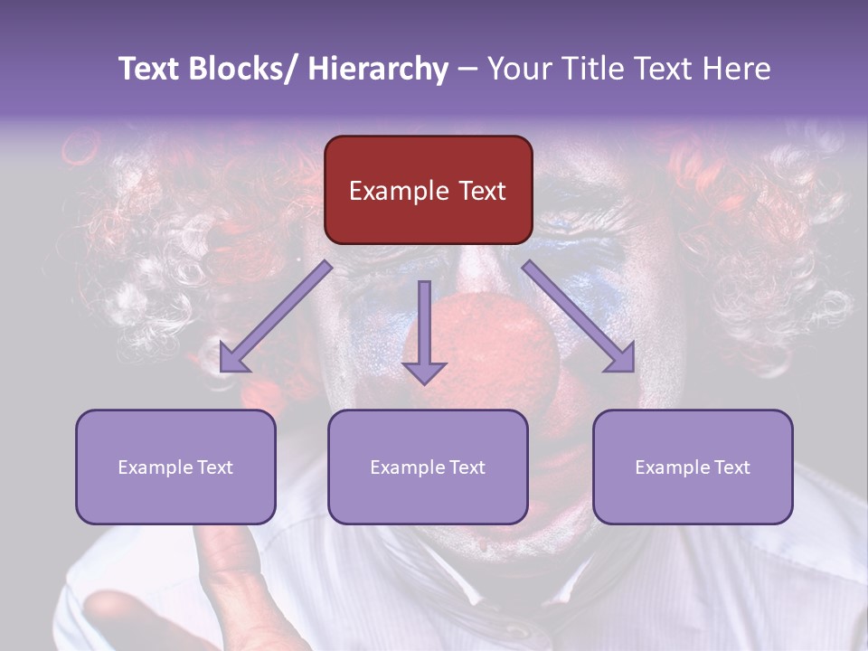 Upset Goofy Red Nose PowerPoint Template