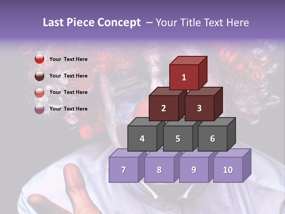 Upset Goofy Red Nose PowerPoint Template