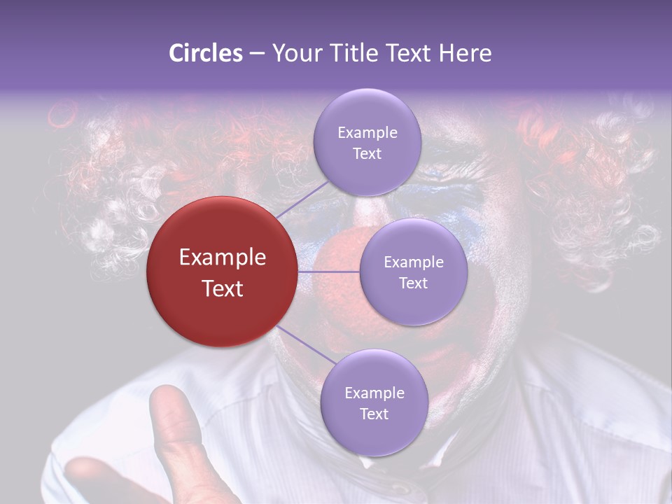 Upset Goofy Red Nose PowerPoint Template