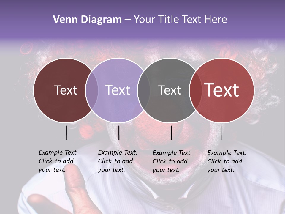 Upset Goofy Red Nose PowerPoint Template