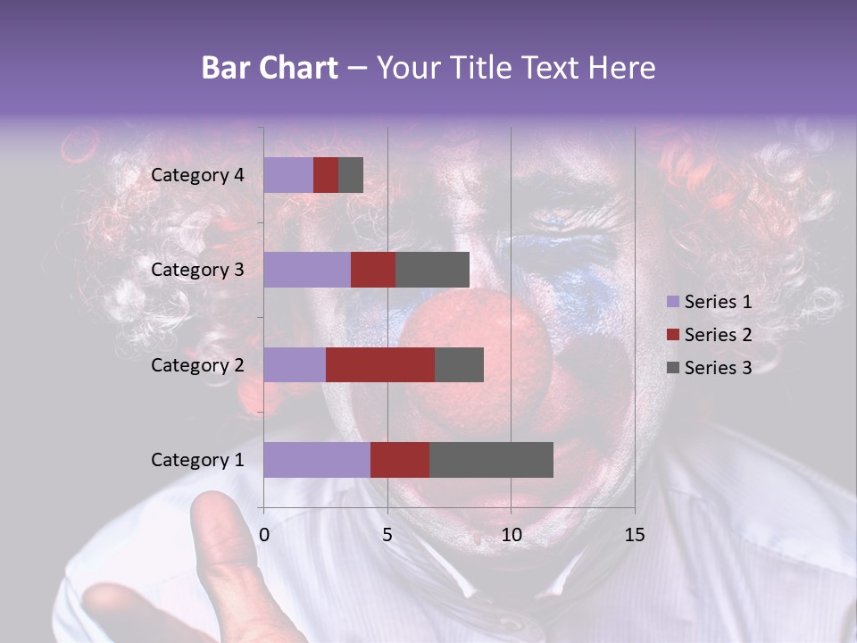 Upset Goofy Red Nose PowerPoint Template