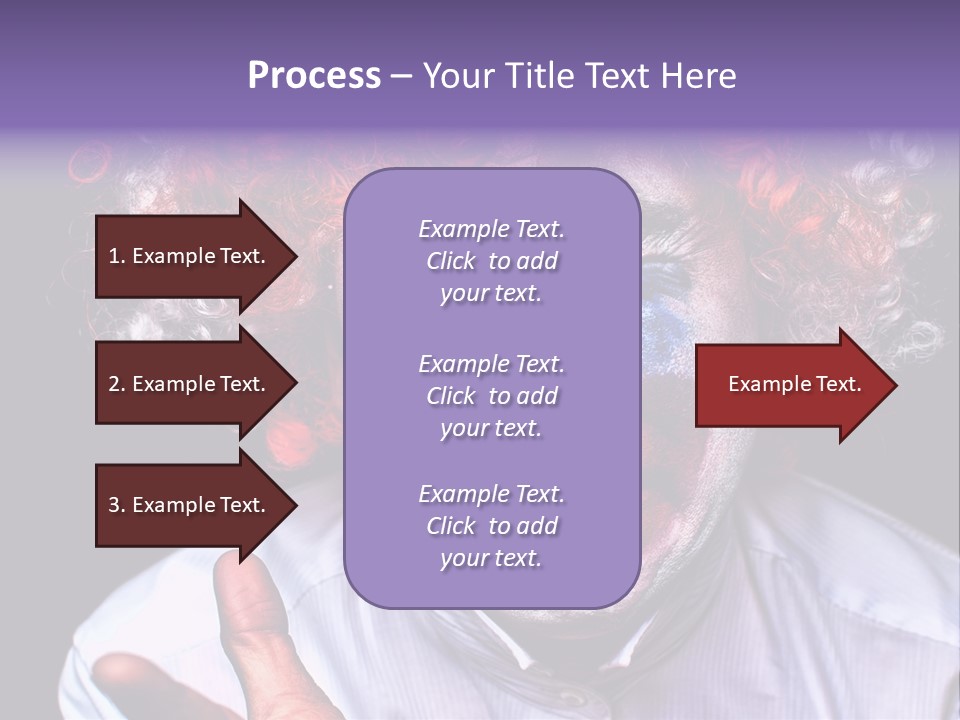 Upset Goofy Red Nose PowerPoint Template