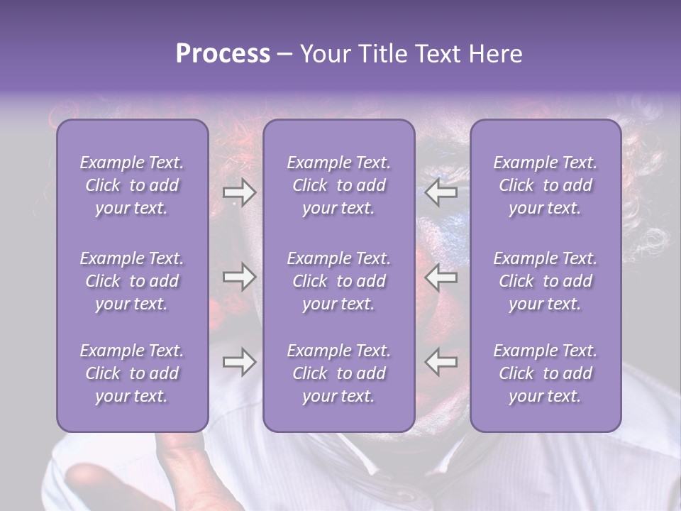 Upset Goofy Red Nose PowerPoint Template