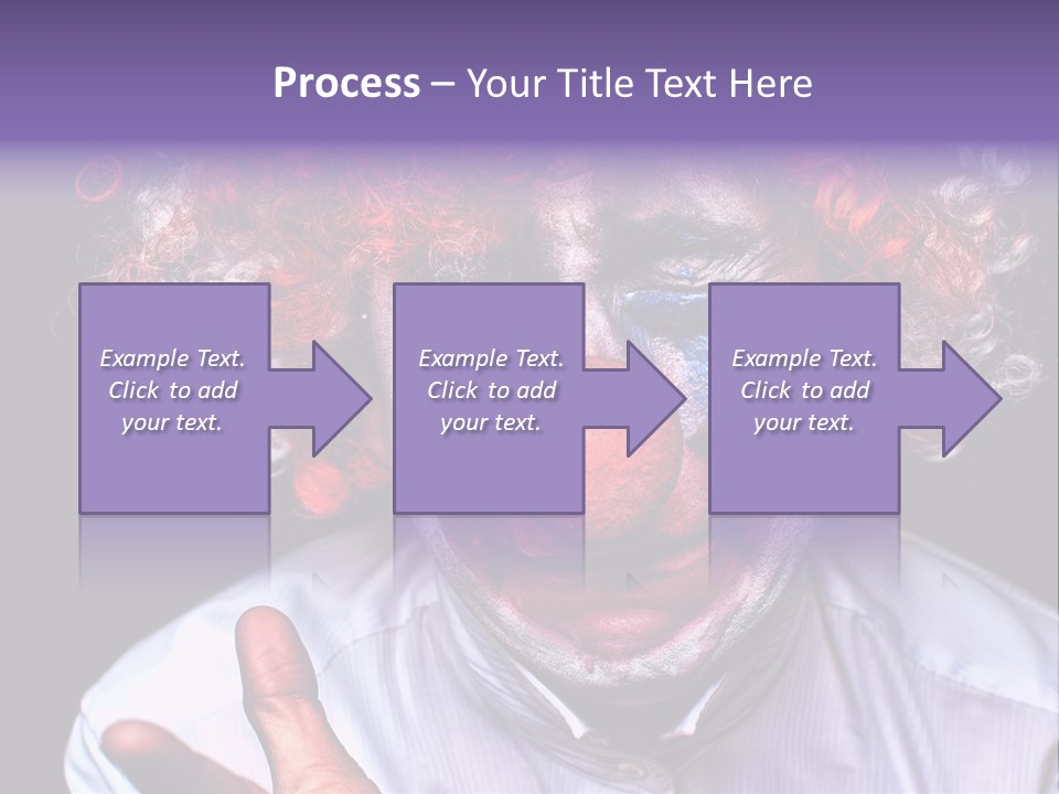 Upset Goofy Red Nose PowerPoint Template