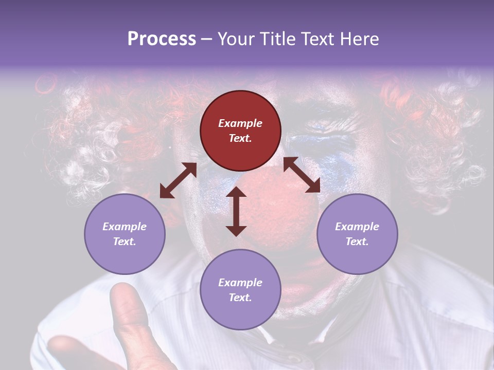 Upset Goofy Red Nose PowerPoint Template