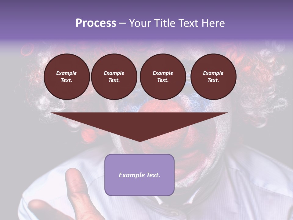 Upset Goofy Red Nose PowerPoint Template