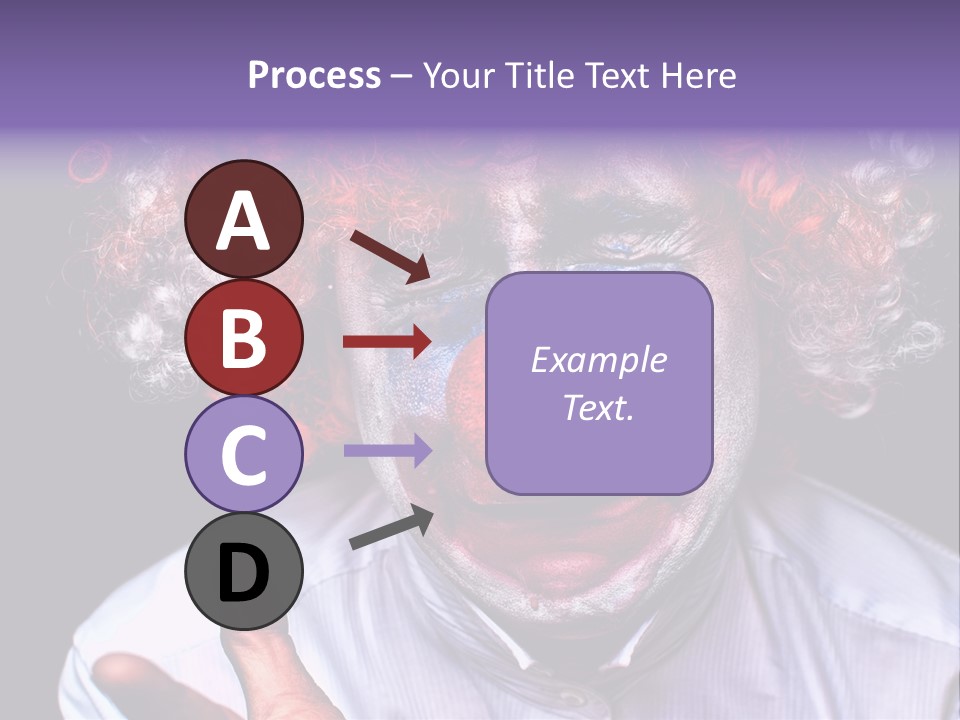 Upset Goofy Red Nose PowerPoint Template