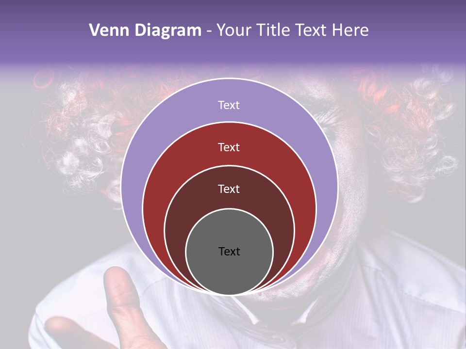 Upset Goofy Red Nose PowerPoint Template