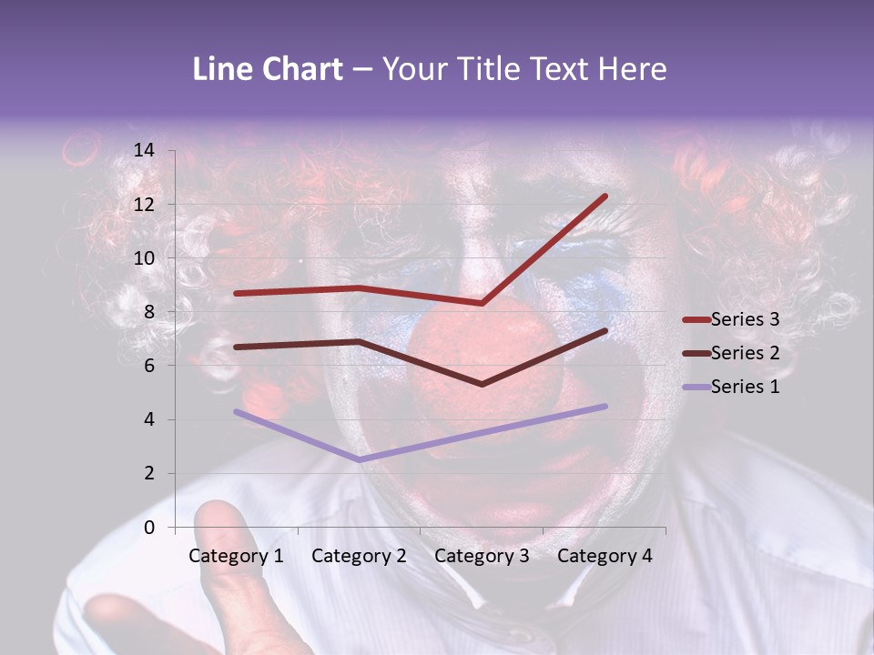 Upset Goofy Red Nose PowerPoint Template